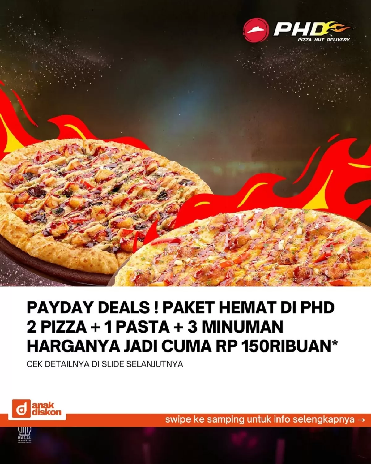 promo payday Februari 2026 dari HokBen &amp; Pizza Hut! Nikmati menu spesial dengan harga hemat untuk santap bersama keluarga atau teman.
