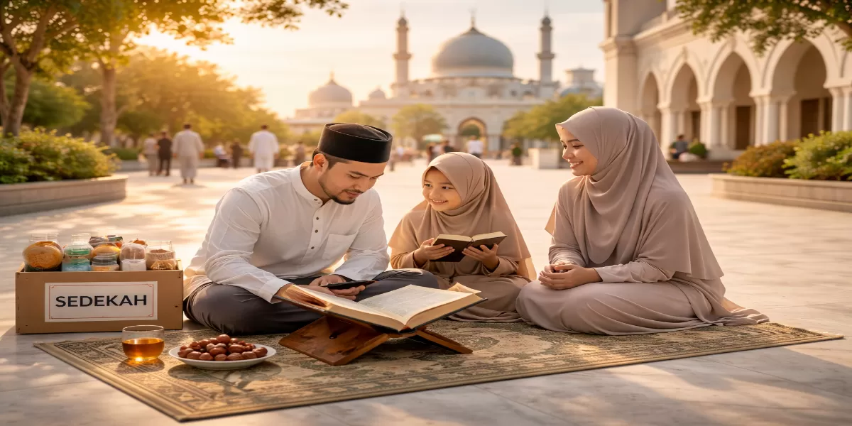Foto ilustrasi Keutamaan Jumat di bulan suci ramadhan (Desain AI)