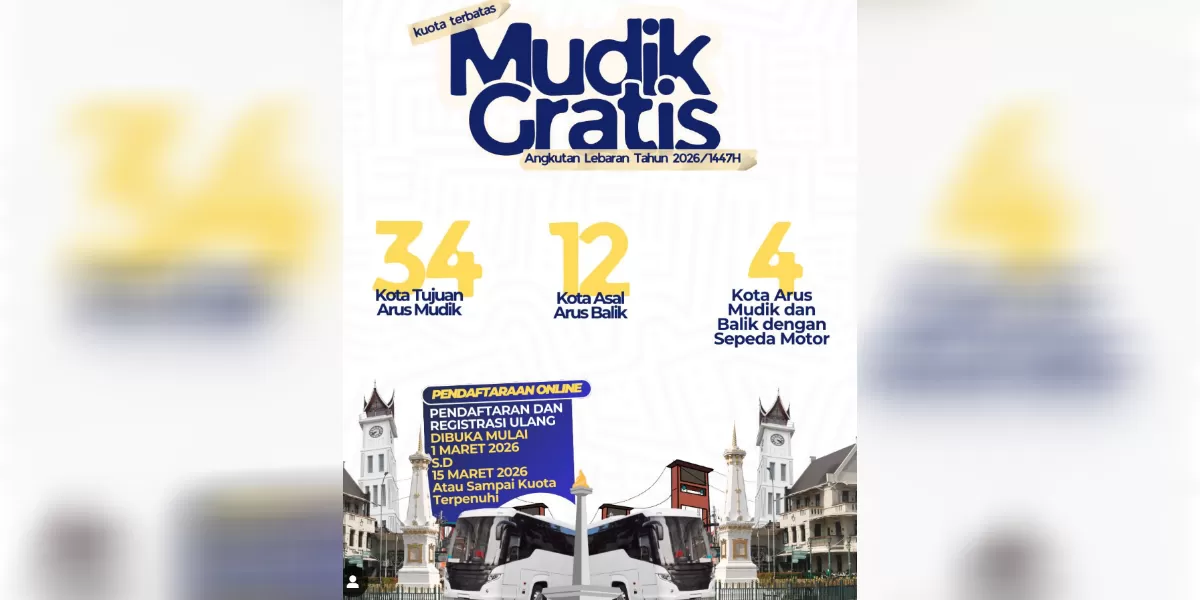 Pendaftaran arus balik gratis 2026 dibuka (Instagram @ditjen_ hubdat)