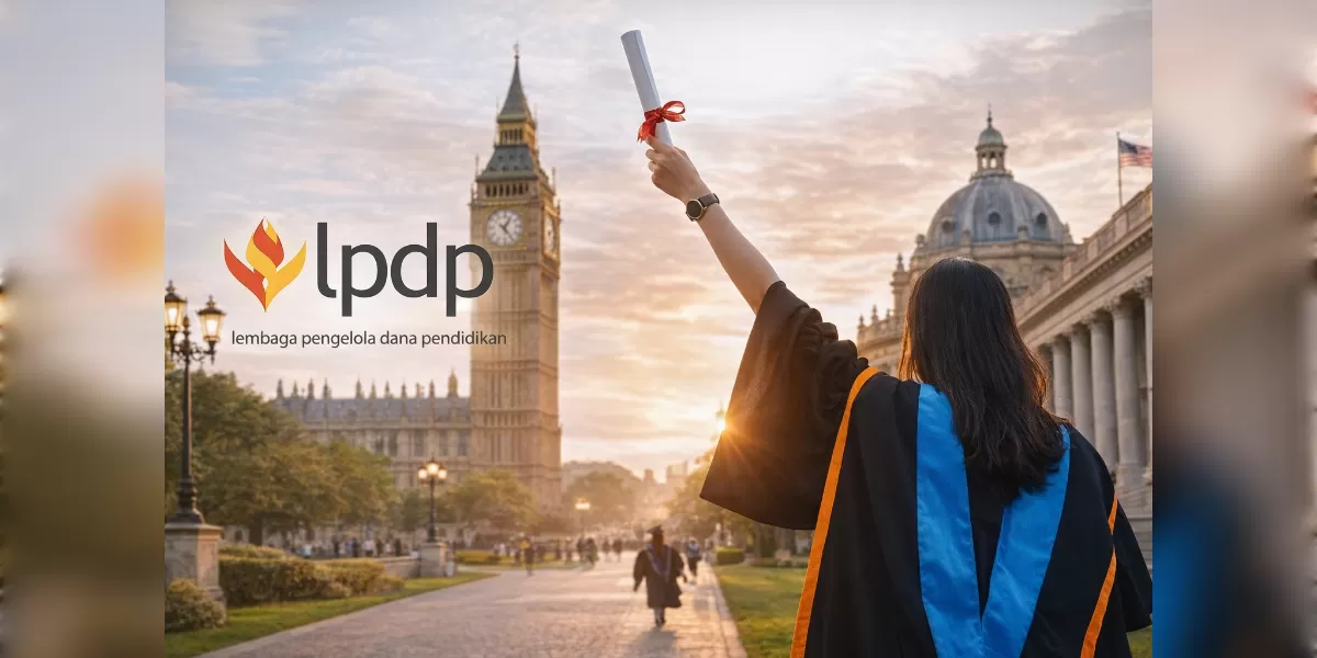 Foto ilustrasi LPDP 2026 menambah universitas unggulan jadi 31 kampus dunia (Desain AI)