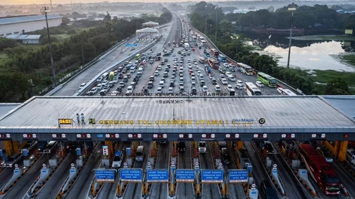 Daftar Tarif Tol Trans Jawa Lebaran 2026, Dari Jakarta ke Semarang, Solo, Jogja, hingga Surabaya. (ANTARA FOTO/BAYU PRATAMA S   )