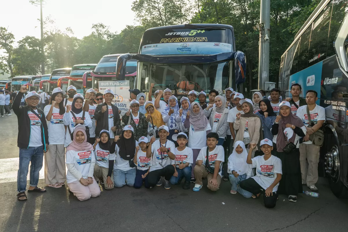 Mudik Bersama BUMN dan ESDM, ANTAM Berangkatkan 500 Pemudik (Dok. Antam)