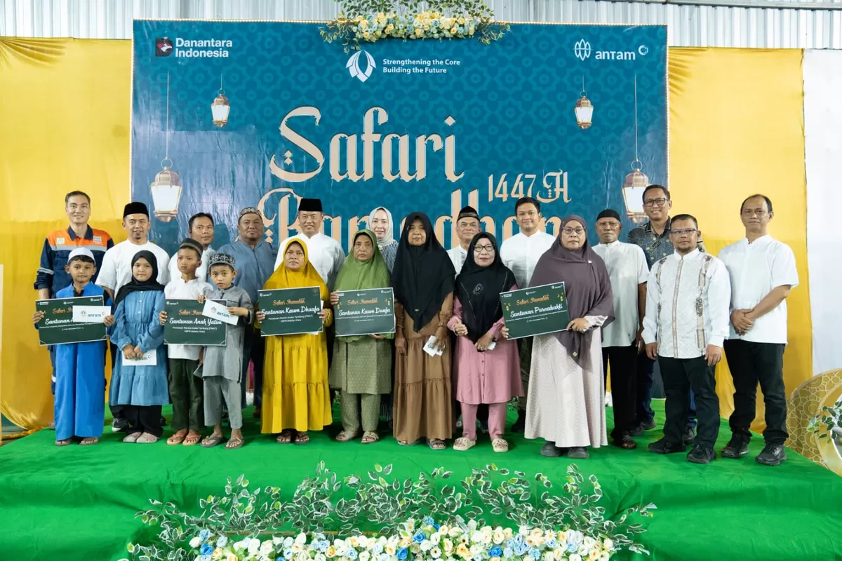 Berbagi Keberkahan,   ANTAM Laksanakan Safari Ramadan 1447H di Wilayah Operasi (Dom. Antam)