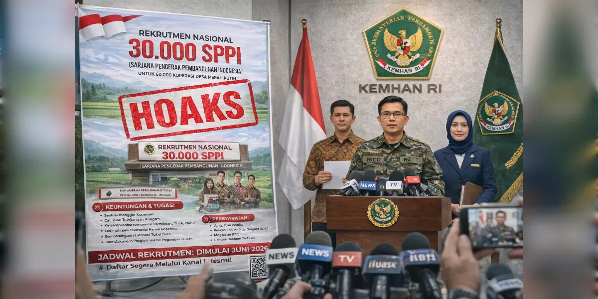 Foto ilustrasi Viral rekrutmen SPPI Kopdes 30.000 orang ternyata hoaks (Desain AI )
