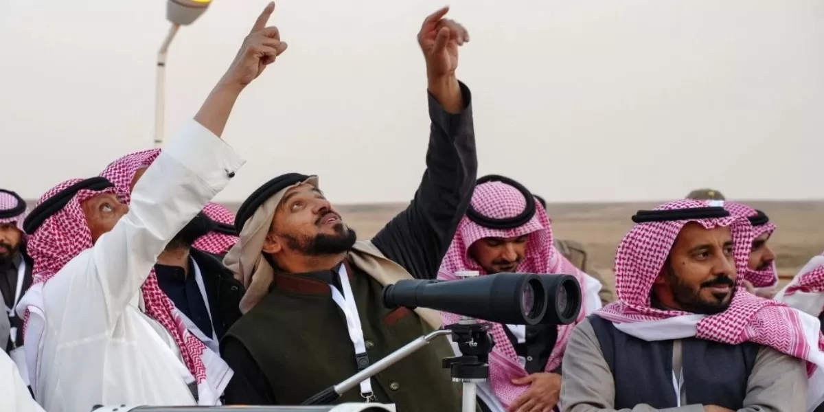 Foto ilustrasi Arab Saudi pantau hilal 18 Maret 2026 (Himpuh)