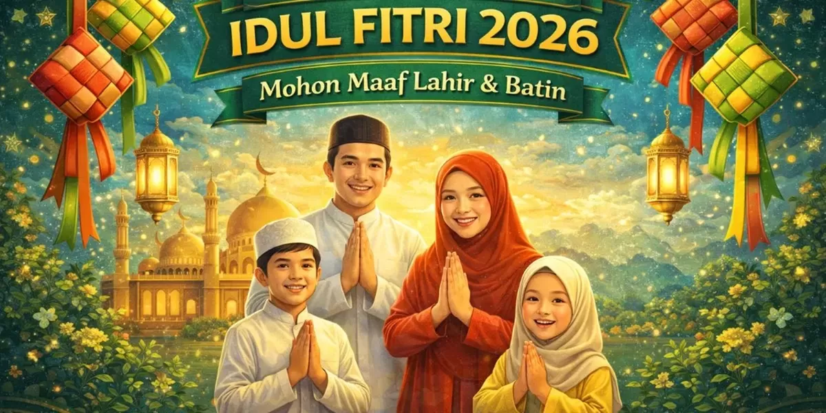 Cara Membuat Ucapan Idul Fitri 2026 dengan AI Gratis, Lengkap dengan Contoh Prompt. (Gemini AI)