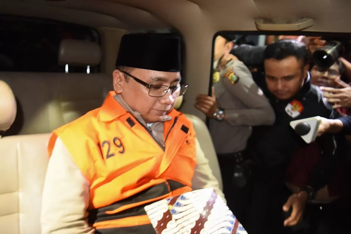KPK Alihkan Penahanan Eks Menag Yaqut Jadi Tahanan Rumah, Ini Penjelasan Lengkapnya. (  ANTARA FOTO/Indrianto Eko Suwarso)
