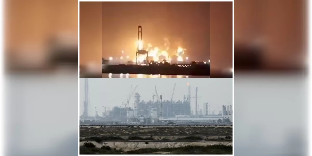 Foto ilustrasi Serangan Iran ke LNG Terbesar Dunia Bikin Geger: 17% Pasokan Gas Global Terancam! (Kolase tangkapan layar dari Reuters dan Instagram @gameofpolitics)