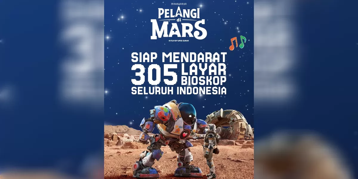 Foto ilustrasi Review Pelangi di Mars, film sci-fi anak (Instagram @pelangidimars)