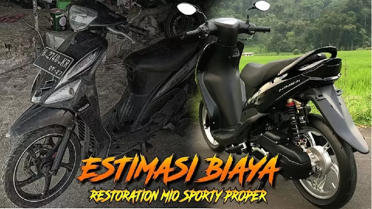 Simak estimasi biaya restorasi Mio Sporty tahun 2024-2025 agar motor kembali segar dan nyaman digunakan