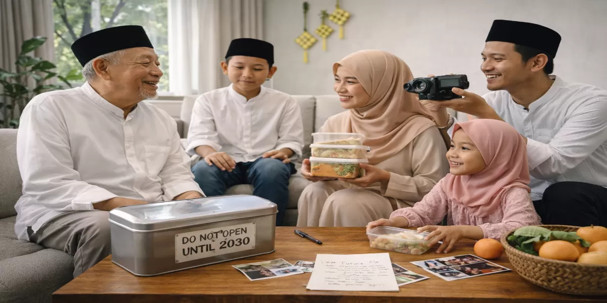 Foto ilustrasi Ide produktif Lebaran yang jarang dilakukan (Desain AI )