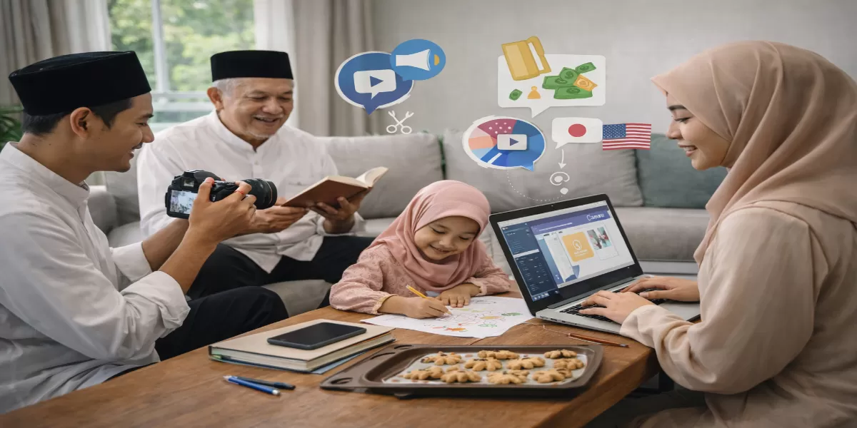 Foto ilustrasi Ide skill baru saat libur Lebaran 2026  (Desain AI )