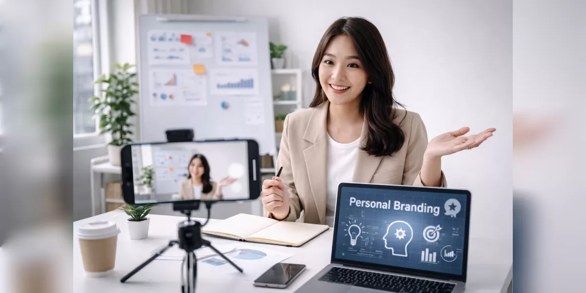 Foto ilustrasi Cara membangun personal branding untuk meningkatkan penjualan (Desain AI )