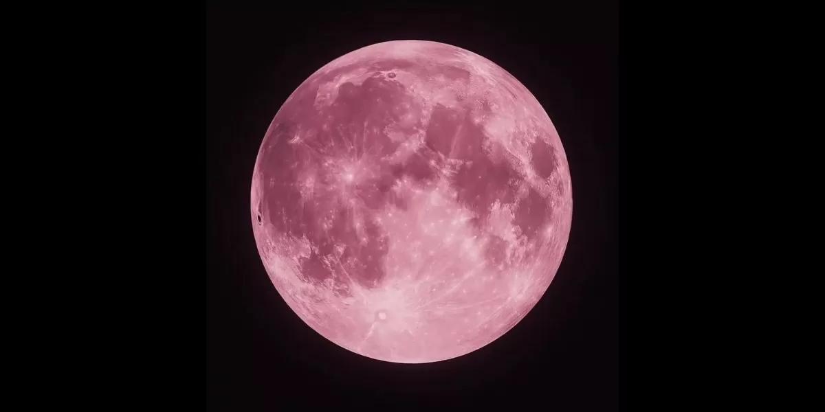 Foto ilustrasi Pink Moon 2026 bisa disaksikan (Pinterest @mochalatte)