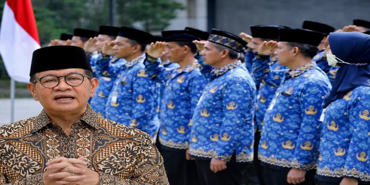 Foto ilustrasi Pramono Izinkan ASN DKI boleh WFA hingga 50% usai Lebaran 2026 (Desain AI )