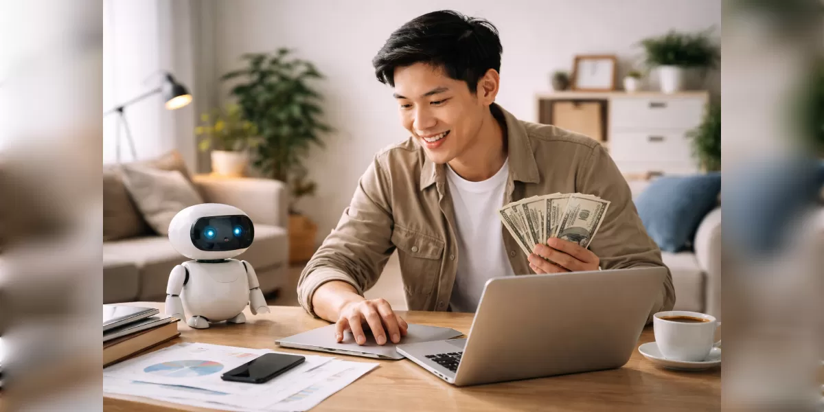 Foto ilustrasi Cara memanfaatkan AI untuk bisnis online (Desain AI )