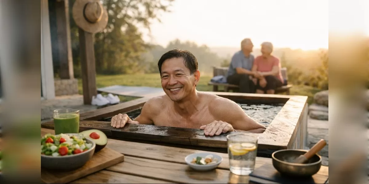 Ilustrasi Longevity lifestyle 2026, gaya hidup unik  (Desain AI)