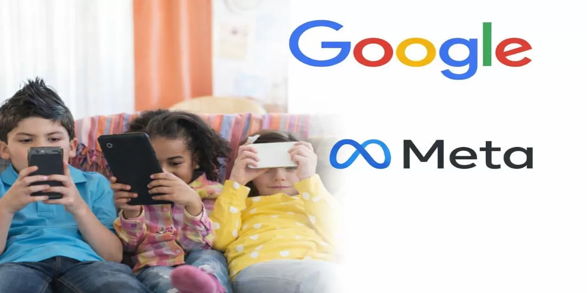 Gambar ilustrasi Meta dan Google dipanggil Komdigi karena belum patuhi aturan (Desain AI )