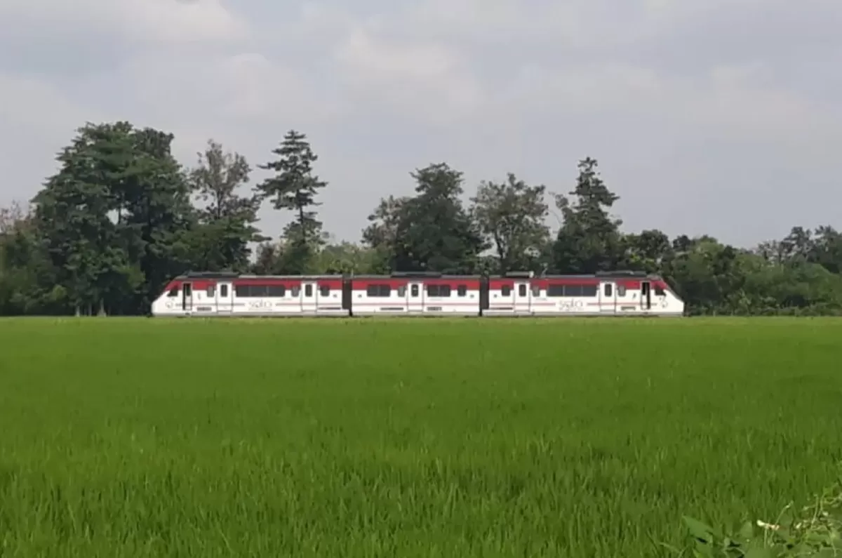 Perjalanan Membelah Solo-Wonogiri KA Batara Kresna, Jalur Kereta dengan Pemandangan Ikonik. (Dok.PT KAI)