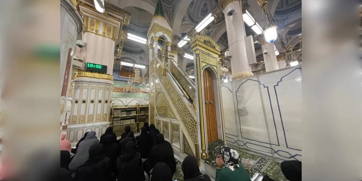 Ilustrasi Akses Raudhah di Masjid Nabawi gratis (Dok. Himpuh)