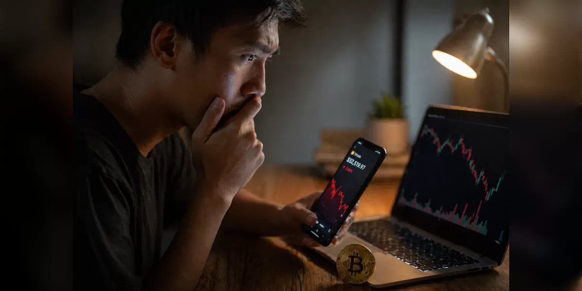 Ilustrasi Investasi crypto karena FOMO berisiko (Desain AI )