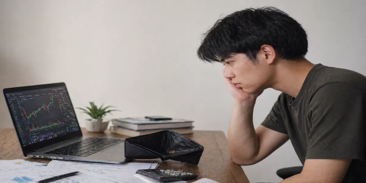 Ilustrasi Gen Z jago teknologi tapi lemah finansial (Desain AI )
