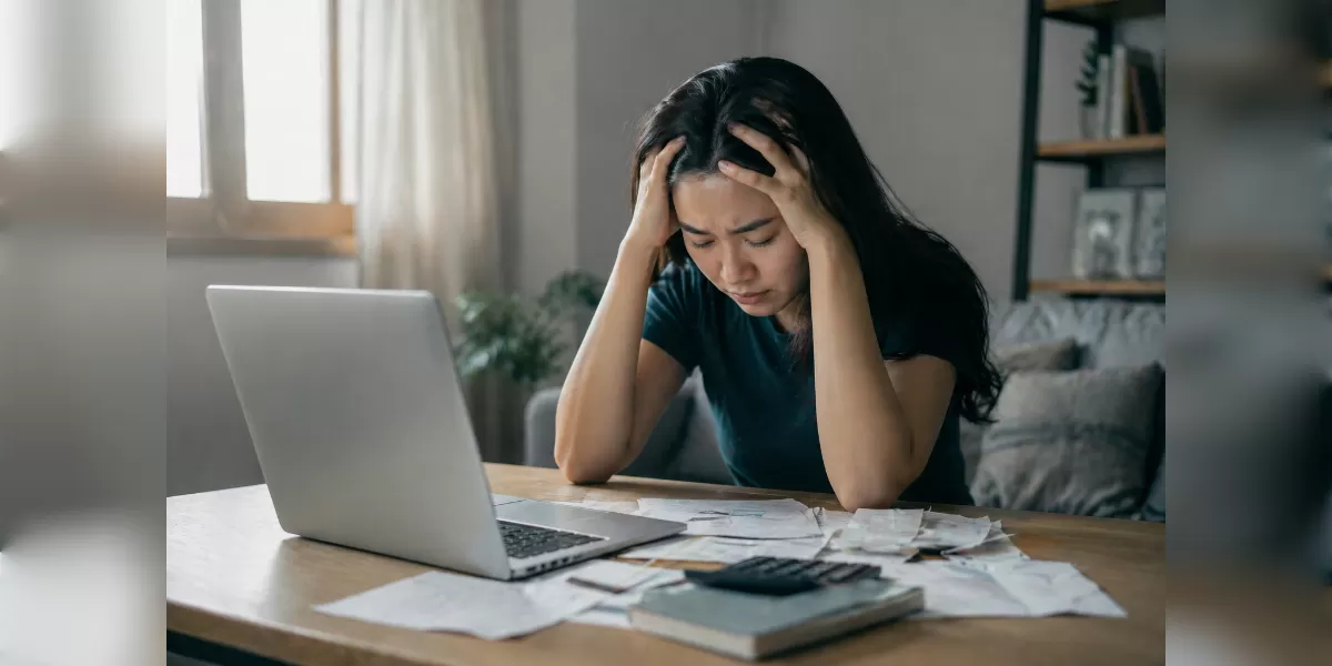 Ilustrasi Money anxiety meningkat (Desain AI )