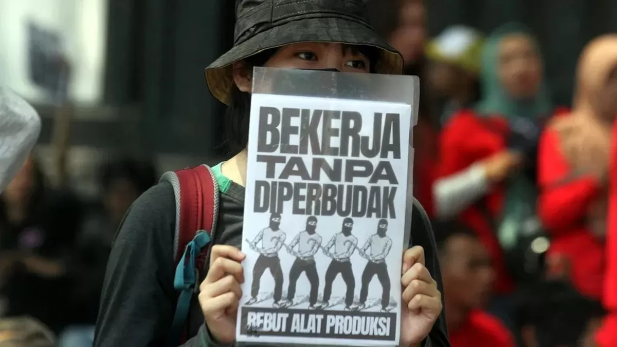 Ucapan Hari Buruh 2026: Quote Inspiratif May Day untuk Media Sosial. (ANTARA FOTO/Ari Bowo Sucipto)