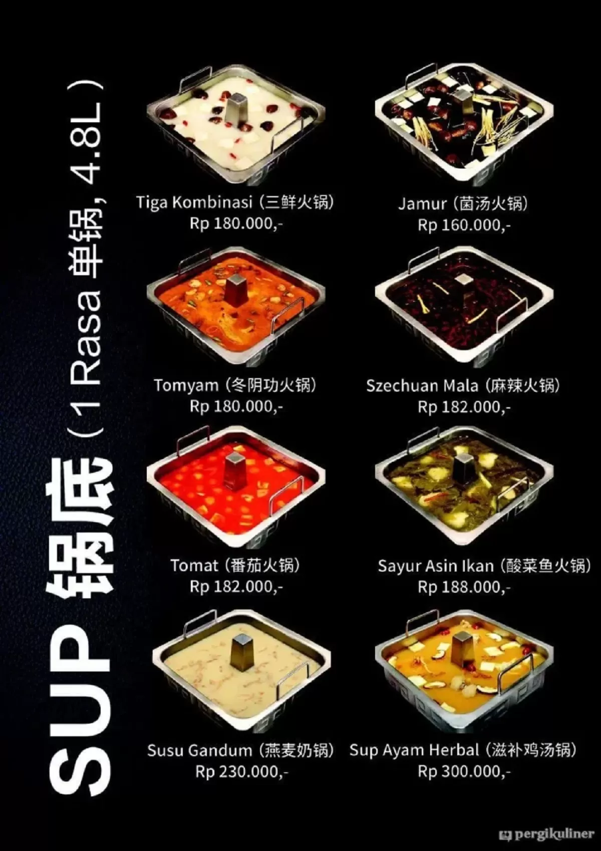 Haidilao Indonesia Menu Prices | Updated 2026