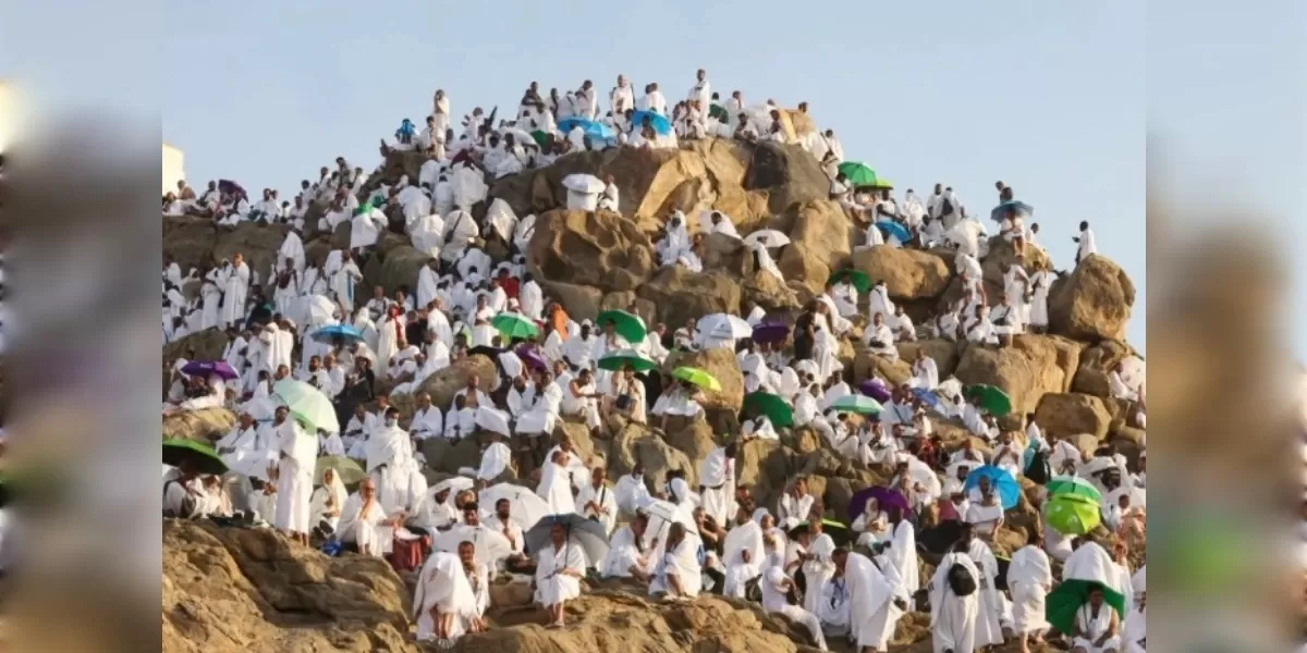 Ilustrasi Ini yang benar-benar terjadi saat wukuf di Arafah (Dok. Himpuh)
