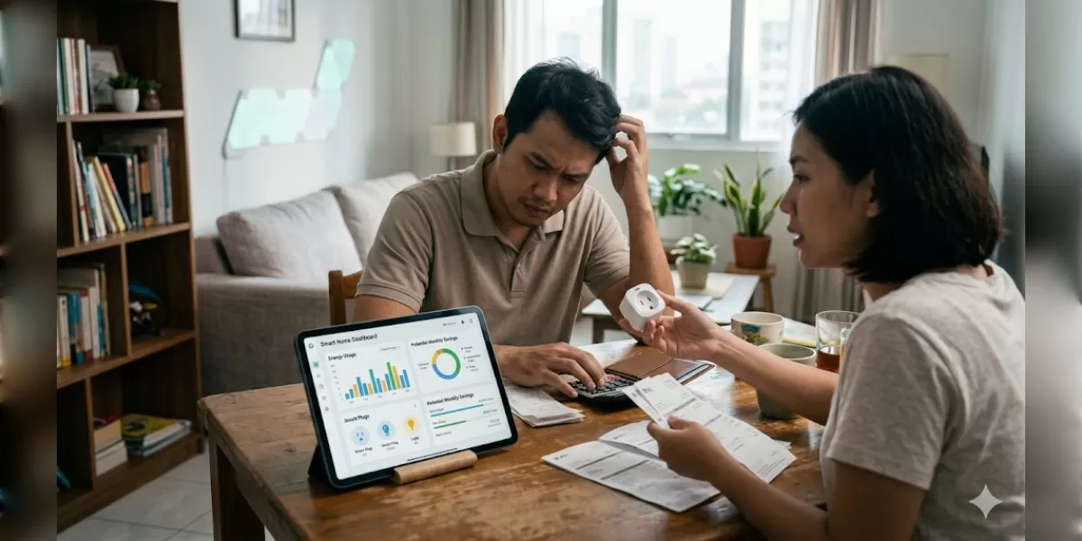 Ilustrasi Smart home bikin hemat atau boros? Ini hitungan finansialnya (Desain AI )