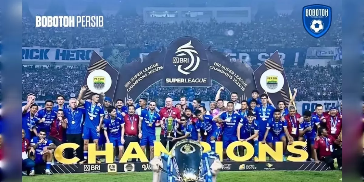 Ilustrasi Persib Bandung juara Super League 2025-2026 (Instagram @bobotohpersib_id)