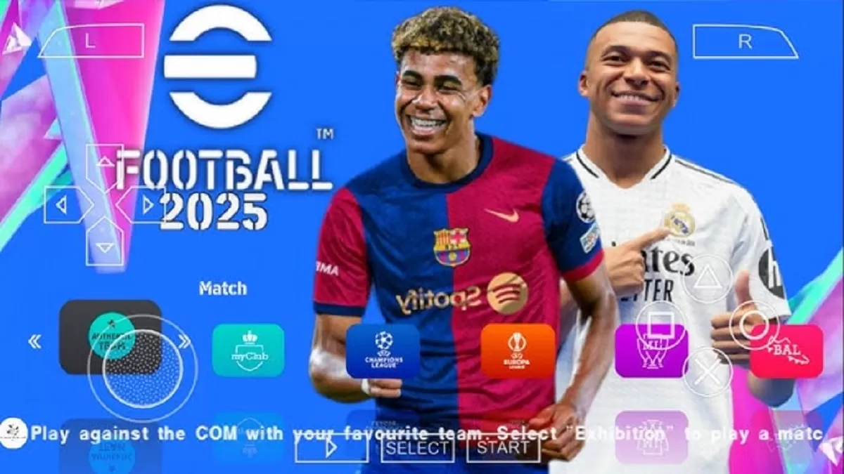 UNDUH eFOOTBALL PES 2025 PPSSPP ISO NO TEXTURES &amp; NO SAVE DATA NEW KITS