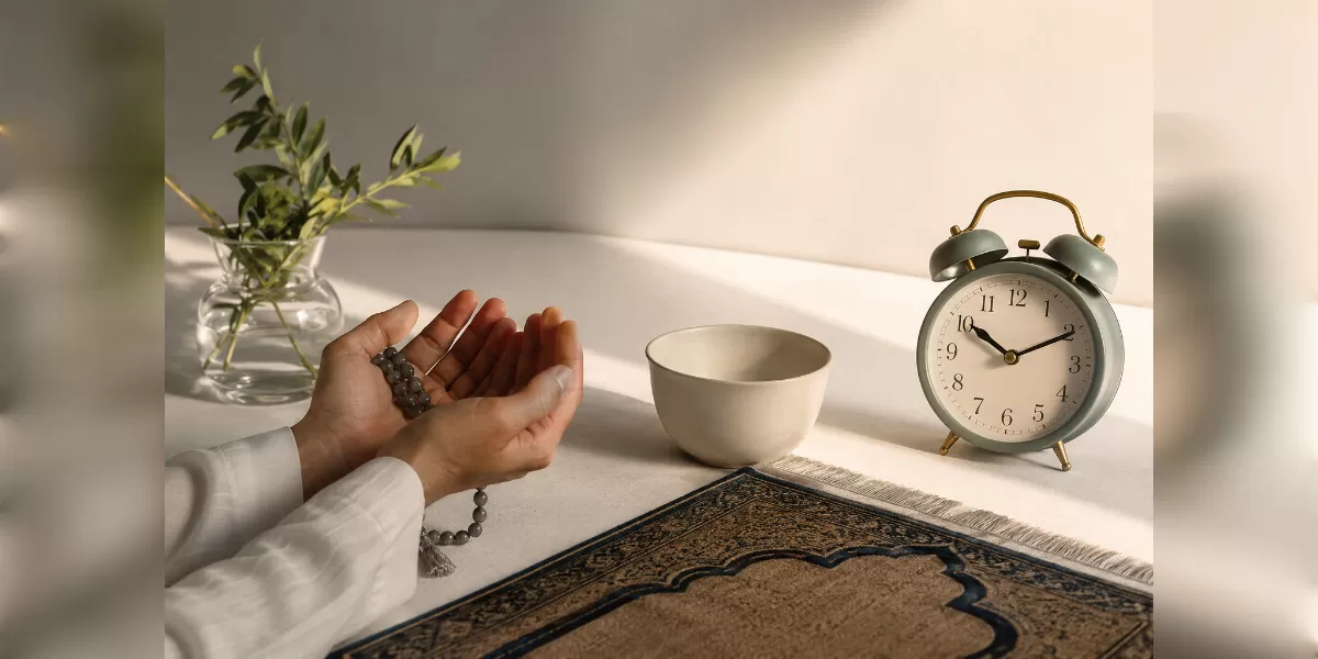 Ilustrasi Panduan waktu mustajab Hari Arafah di Indonesia lengkap dengan bacaan teks doa Arab dan latin. (Desain AI )