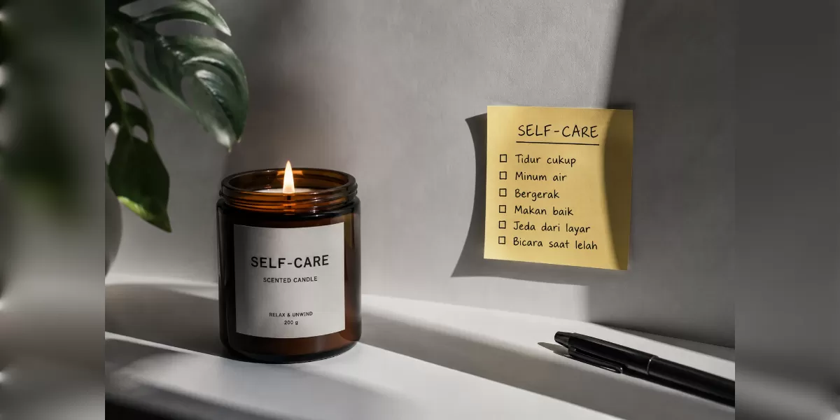 Ilustrasi Tren self-care modern makin mahal dan melelahkan. (Desain AI)
