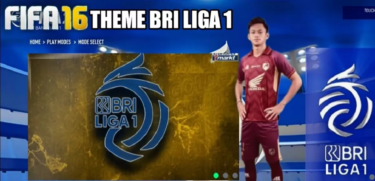 Instal &amp; Download FIFA 16 Mod BRI Liga 1 2025/2026