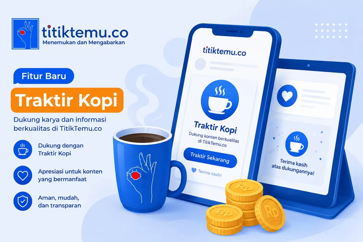 Fitur Taktir Kopi, ruang apresiasi dan dukungan pembaca setia TITIKTEMU.CO (IR/TitikTemu)