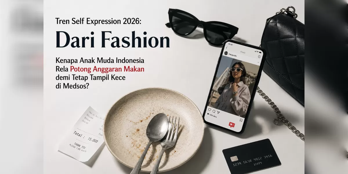 Ilustrasi Tren Self Expression 2026 (Desain AI)