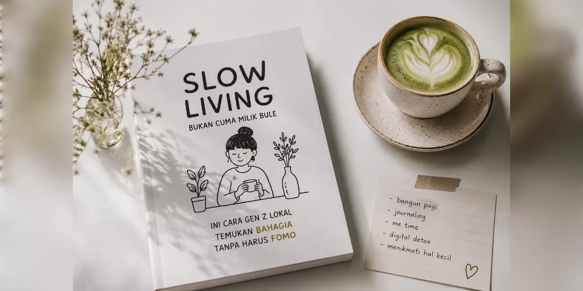 Ilustrasi Tren Slow Living Bukan Cuma Milik Bule (Desain AI)