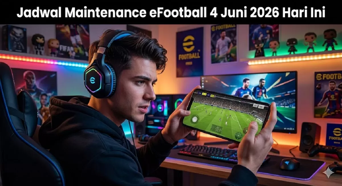 Jadwal maintenance eFootball 4 Juni 2026 hari ini dan bocoran update terbaru dari Konami untuk para pemain.