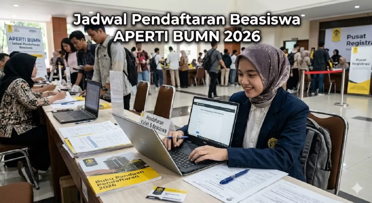 Beasiswa APERTI BUMN 2026 resmi dibuka, tawarkan kuliah gratis di 6 kampus ternama. Peluang emas bagi lulusan SMA dan SMK!