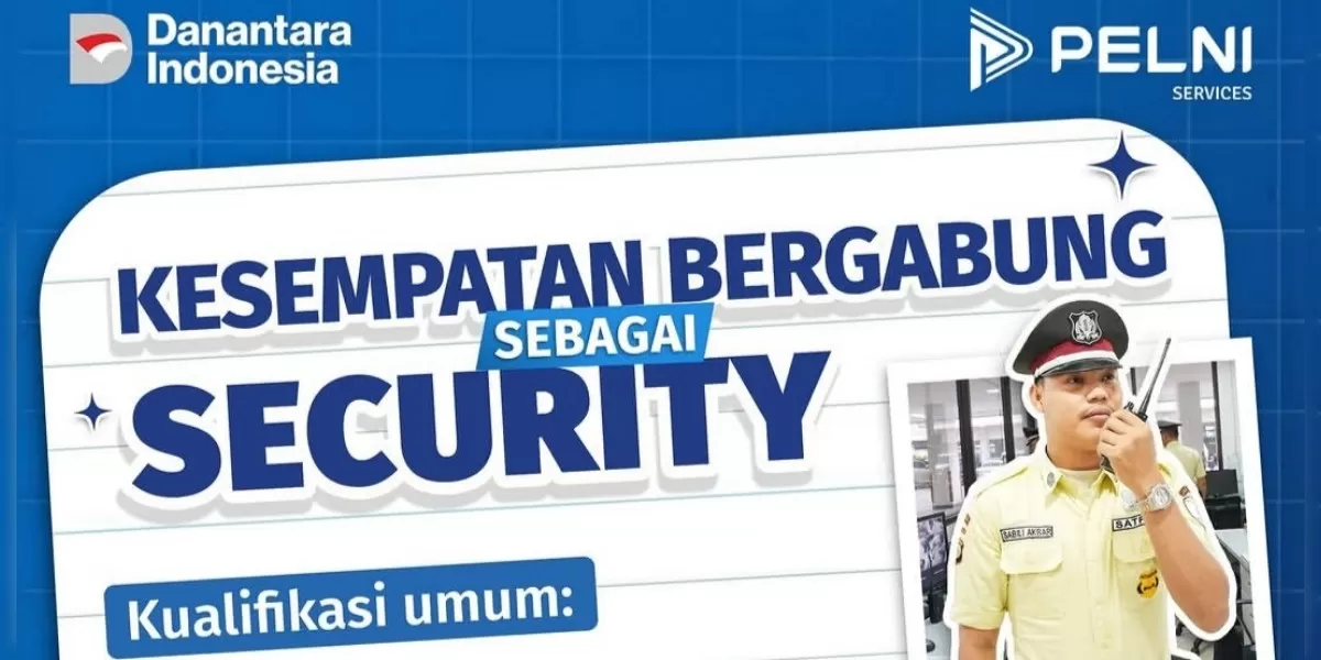 PELNI Services membuka lowongan sekuriti 2026. (Instagram @pelniservices)