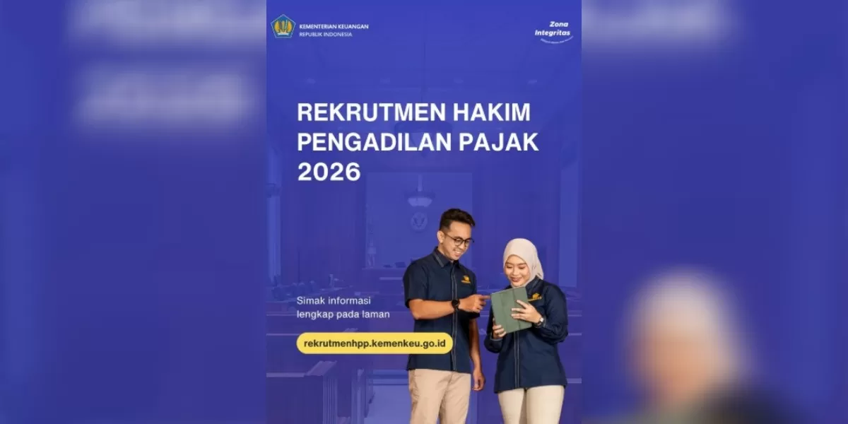 Rekrutmen Calon Hakim Pengadilan Pajak 2026  ( rekrutmenhpp.kemenkeu.go.id.)