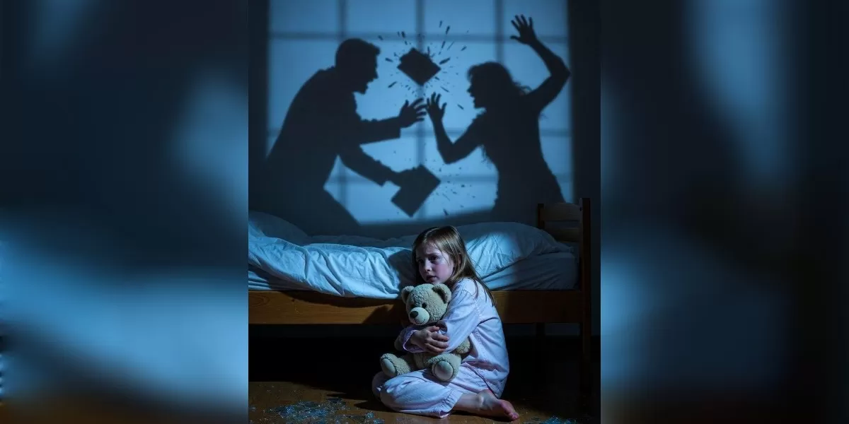 Ilustrasi Toxic family system bisa menjadi sumber luka terbesar anak.  (Desain AI)