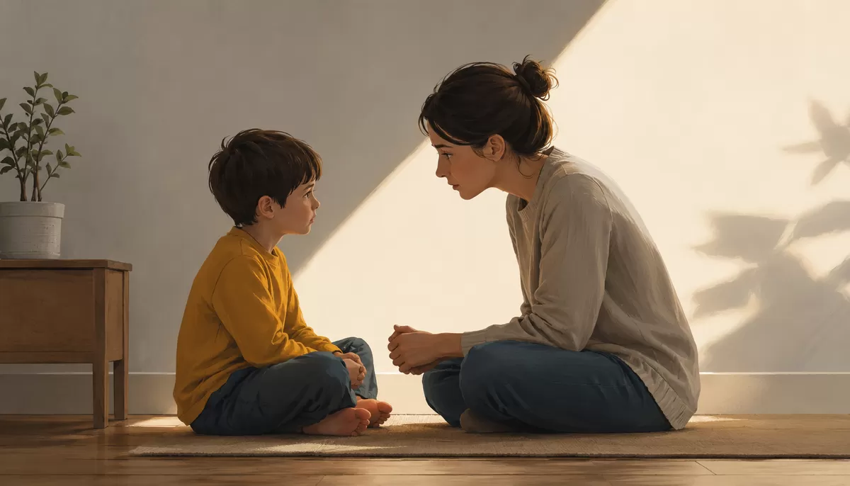 Simak 10 tips parenting anak agar tumbuh cerdas, mandiri, percaya diri, dan memiliki kecerdasan emosional sejak dini. (Desain AI)