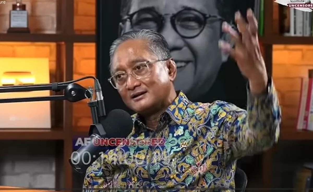 Menteri Pekerjaan Umum Dody Hanggodo  dalam podcast di kanal YouTube Akbar Faizal Uncensored (Tangkapan layar kanal YouTube Akbar Faizal Uncensored)