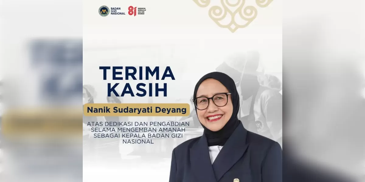Nanik S Deyang mundur dari Kepala BGN demi pengobatan jantung. (Instagram @badangizinasional.ri)