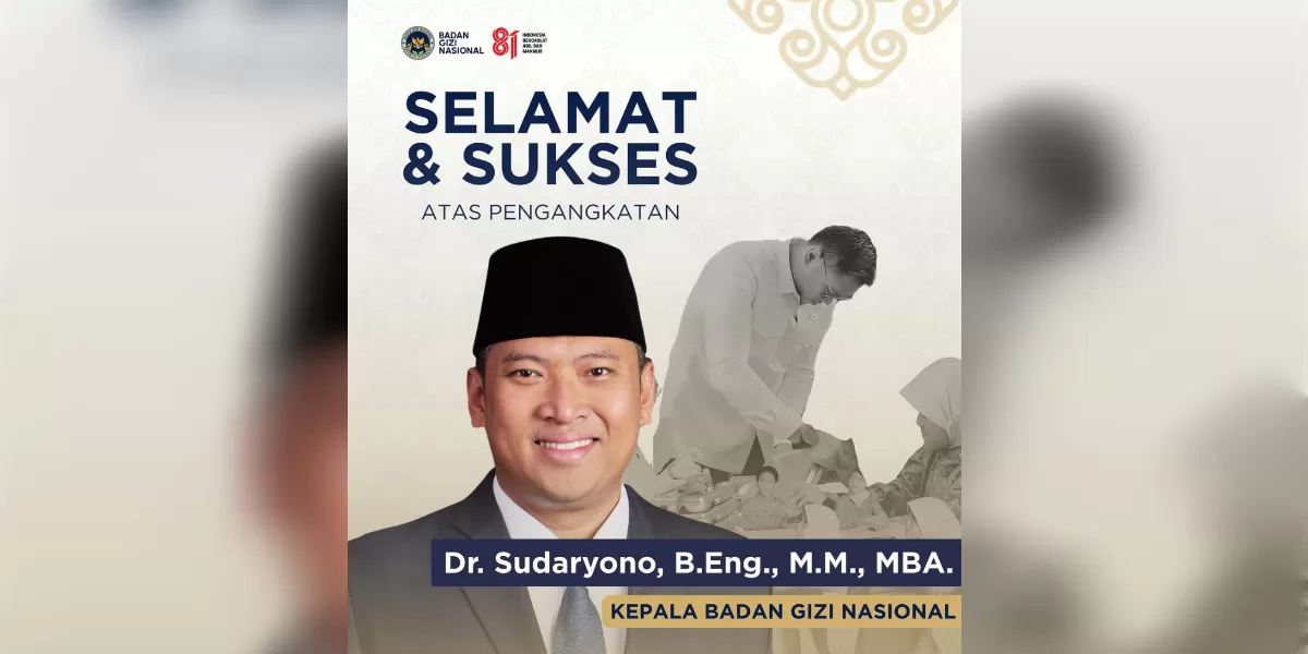 Prabowo tunjuk Sudaryono sebagai Kepala BGN menggantikan Nanik S Deyang (Instagram @badangizinasional.ri)