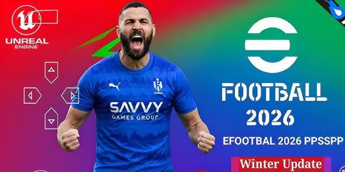 Download eFootball PES 2026 PPSSPP Android Offline kini semakin mudah dengan hadirnya update transfer terbaru untuk musim 2026/2027.