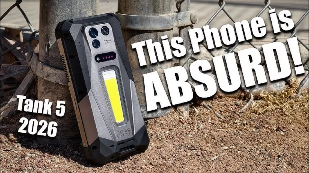 Luna Warrior X adalah smartphone outdoor tangguh dengan baterai 10.000 mAh (Youtube/)